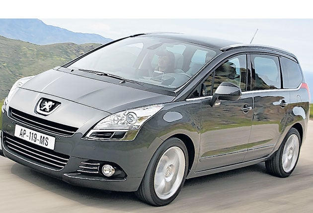 Peugeot 5008, The Independent