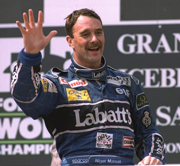 Nigel Mansell was Piquet’s bitter rival while the pair were team-mates at Williams (Getty Images)