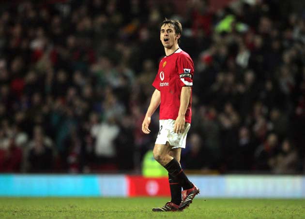 Gary Neville has not played since the New Year's Day victory over West Brom at the Hawthorns -his 602nd appearance for the Red Devils