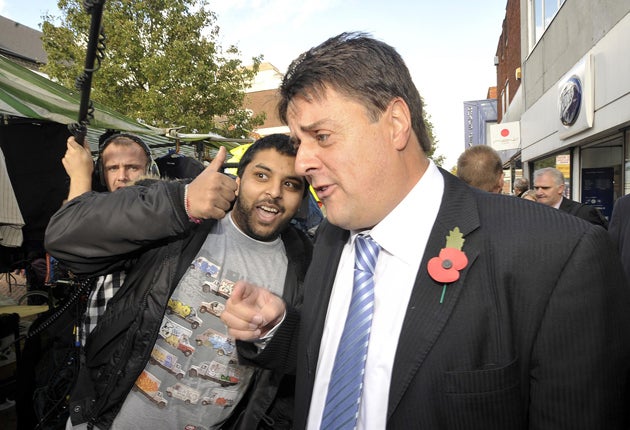 Nick Griffin was giving evidence at Preston Crown Court