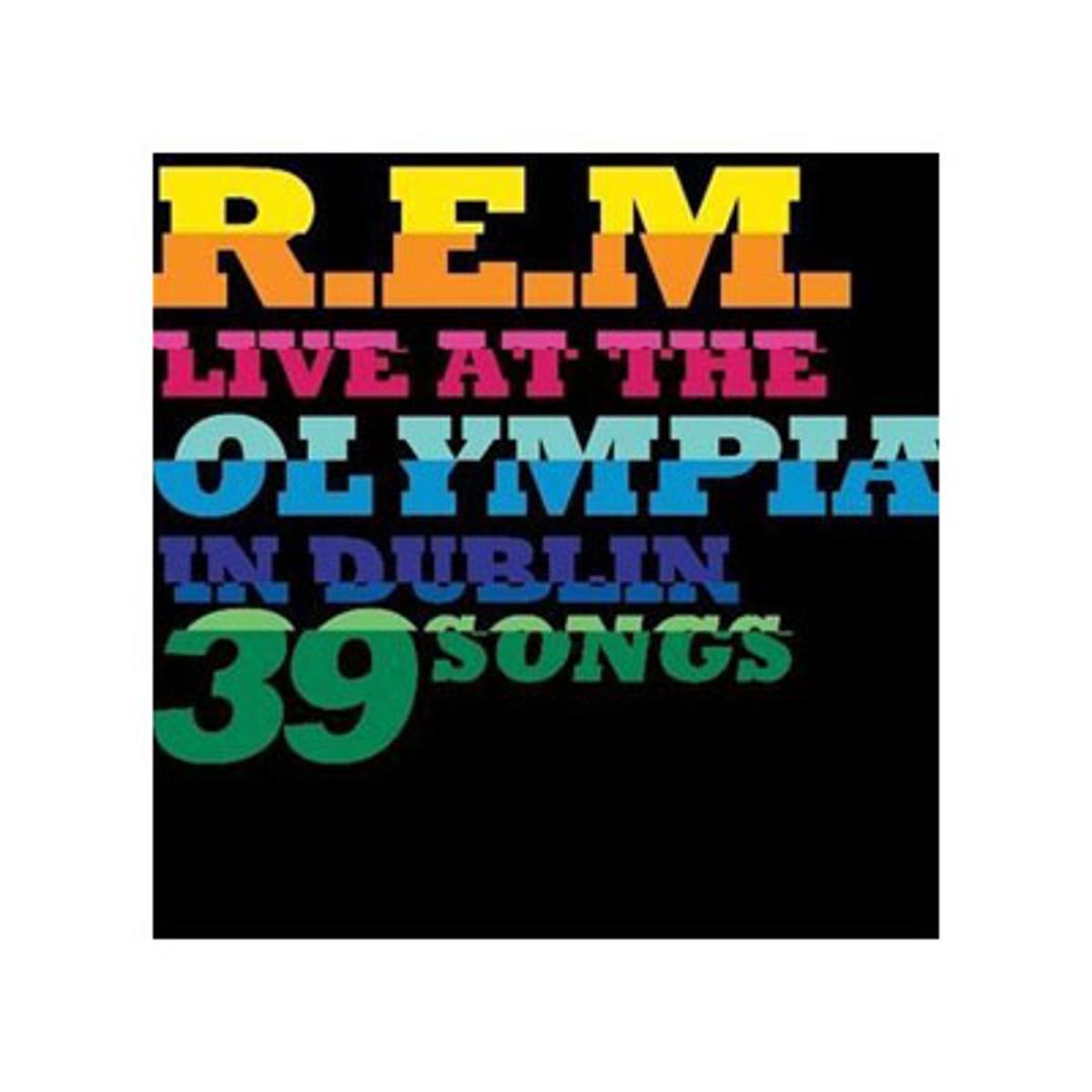 Album REM, Live at the Olympia in Dublin, (Warner Bros) The