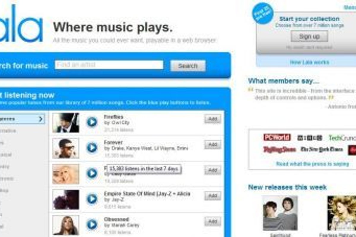Lala.com gets in tune with Facebook gift shop | The Independent | The ...