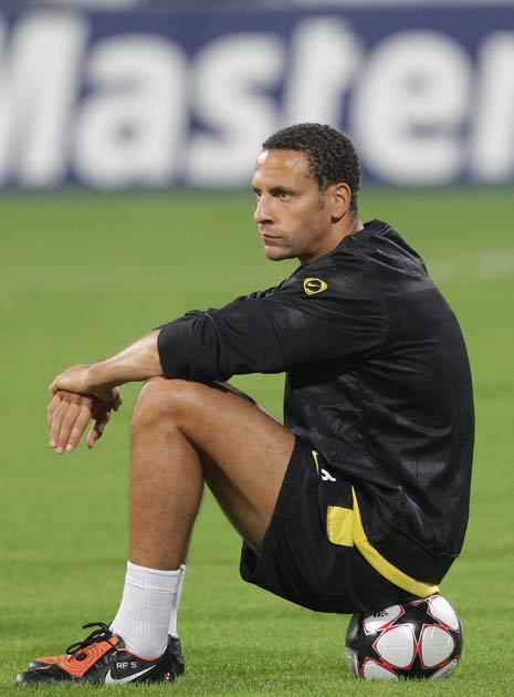 Ferdinand will miss the crucial match