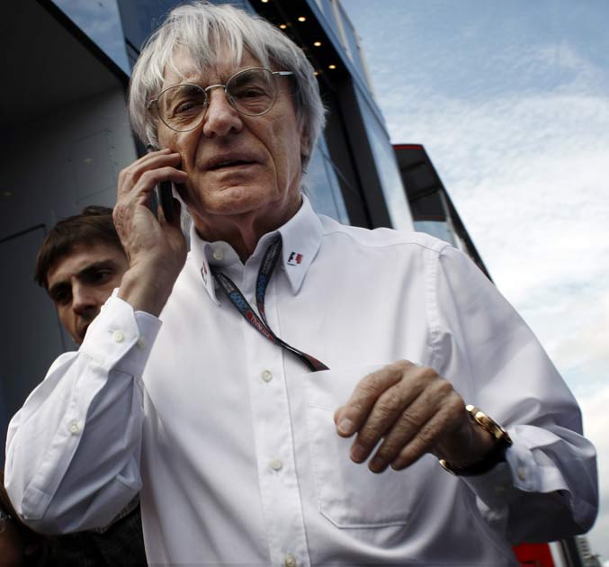 The British Racing Drivers' Club, and F1 supremo Bernie Ecclestone (pictured) agreed to put aside their differences