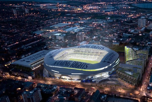 An artist's impression of how a new stadium might look