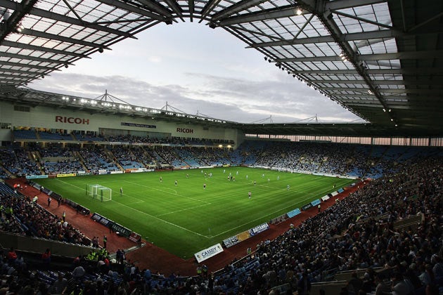 The Ricoh Arena in Coventry