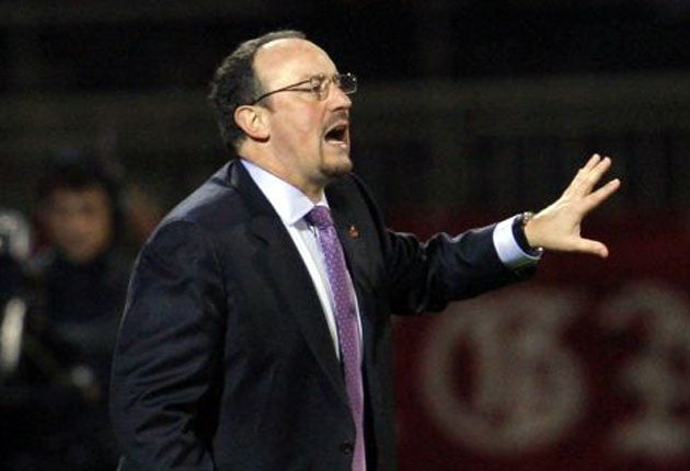 Rafael Benitez says victory tonight would put Liverpool in a 'good position'