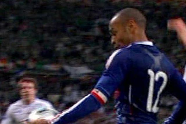 Video technology could have spotted Henry's handball within seconds