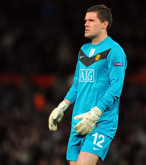 Foster is currently the third choice keeper at United