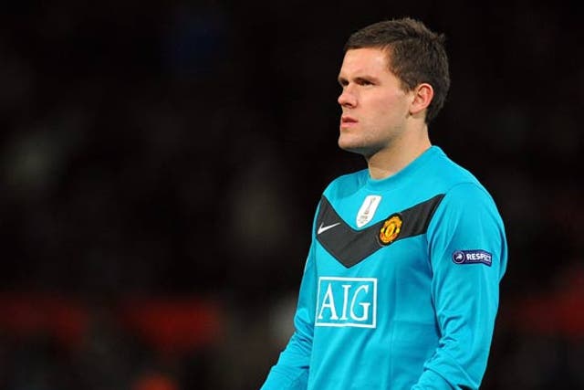 Foster has been relegated to third choice keeper at United