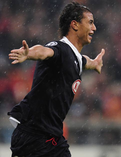 Chamakh is widely expected to join the Gunners at the end of the season