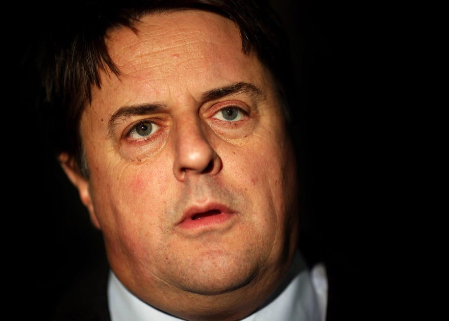 BNP publicity director Mark Collett has been accused of plotting against leader Nick Griffin (above)