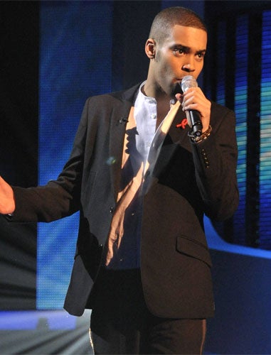 Danyl Johnson has been voted off the X Factor