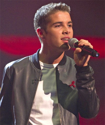 McElderry was denied the Christmas No 1 spot by Rage Against the Machine