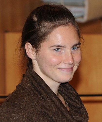 Amanda Knox told an Italian politician of her hopes for the future