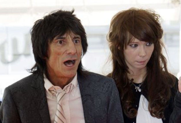 Ronnie Wood and Ekaterina Ivanova; the relationship has now ended