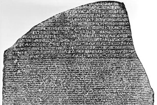 The Rosetta Stone was found in 1799 during Napoleon Bonaparte's Egyptian campaign