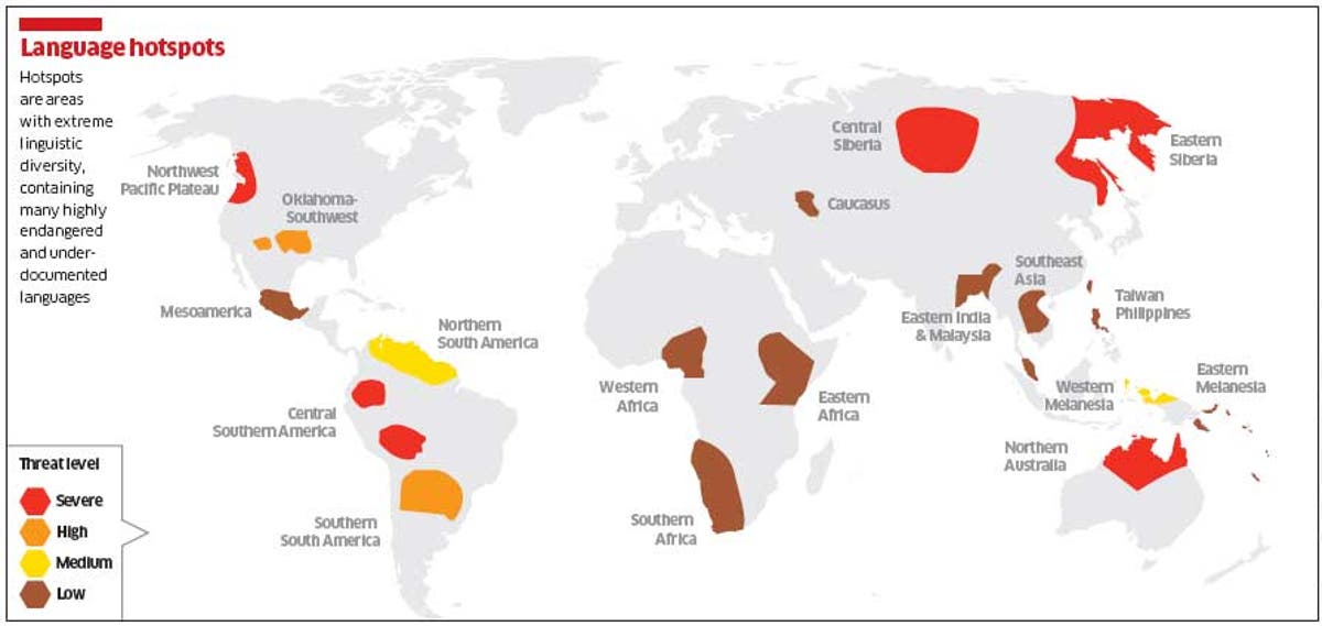 The beckoning silence Why half of the world's languages are in serious
