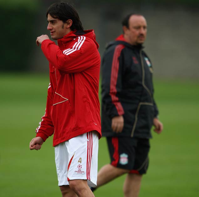 Benitez has used Aquilani sparingly