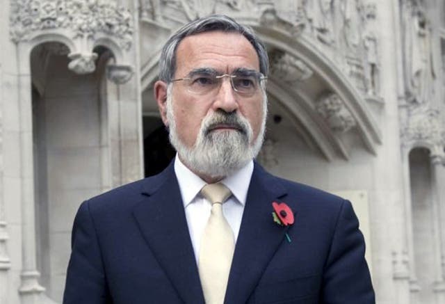Jonathan Sacks said Jeremy Corbyn had 'given support to racists, terrorists and dealers of hate'