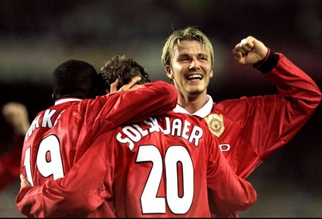 David Beckham to play in Manchester United treble reunion