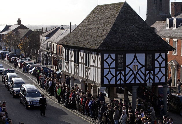 The announcement of a planned march through Wootton Bassett caused dismay