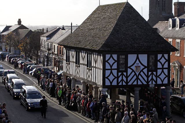 The announcement of a planned march through Wootton Bassett caused dismay
