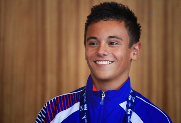 Tom Daley has a back injury