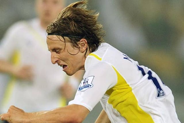 Luka Modric could miss Tottenham's visit to Stoke after suffering a groin injury in the defeat to Young Boys