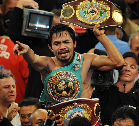 Pacquiao had been due to fight Mayweather