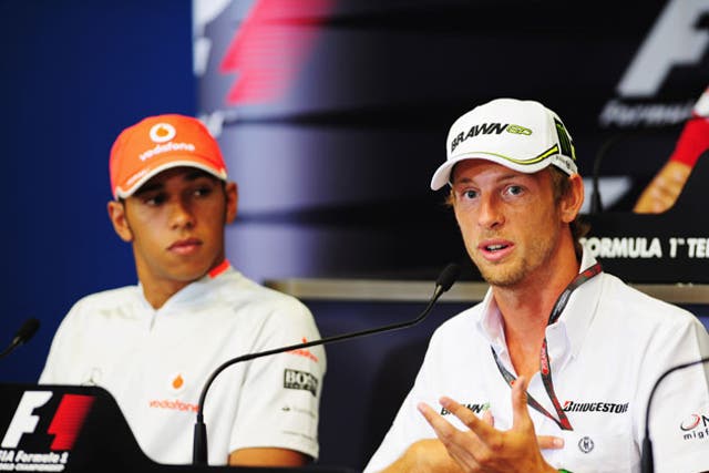 'I felt that I wanted a new challenge, to run alongside Lewis Hamilton anddrive for a team that has achieved so much,' says Jenson Button (right)