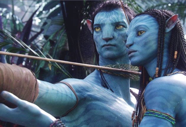 A scene from James Cameron's Avatar