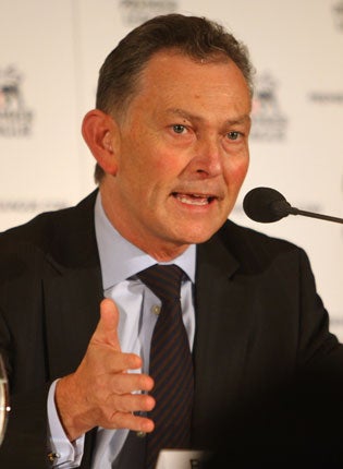 Scudamore admitted there was &quot;not enough support&quot; for the proposal