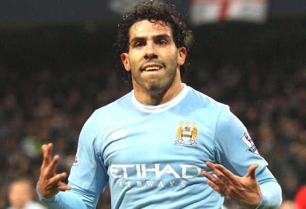 City proved again last night how much they are missing Tevez