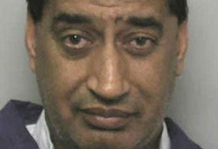 Munir Hussain, 53, who was jailed for 30 months for beating a burglar