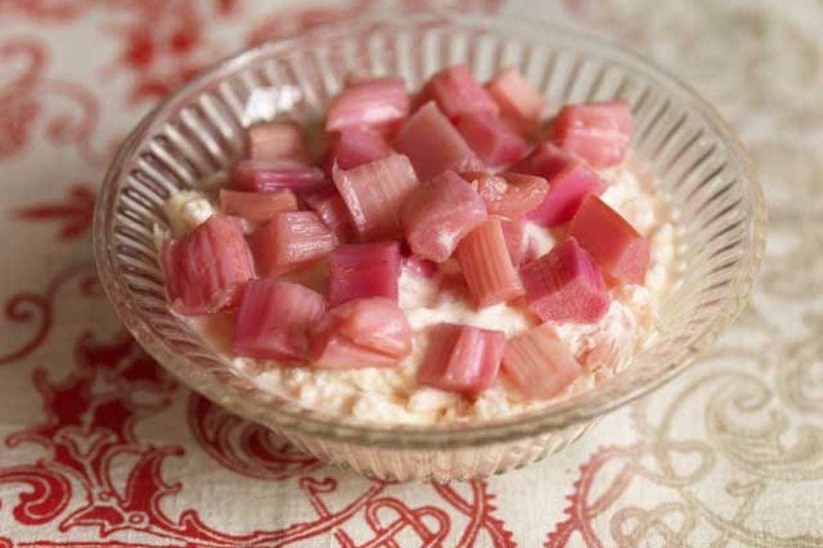 Rhubarb and Kings Ginger fool | The Independent | The Independent