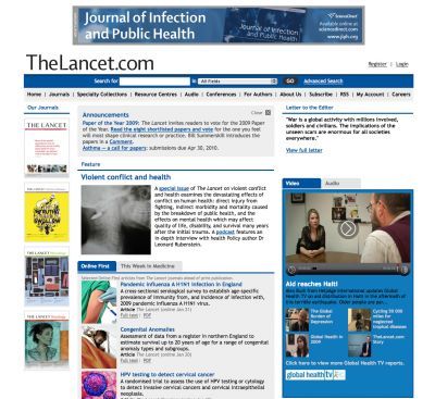 Lancet announces "Paper of the Year" | The Independent | The Independent