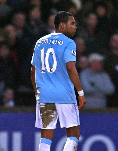 Robinho is currently on loan at Santos