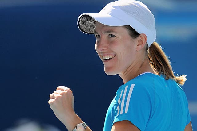 Henin made it all the way to the Australian Open final on her comeback