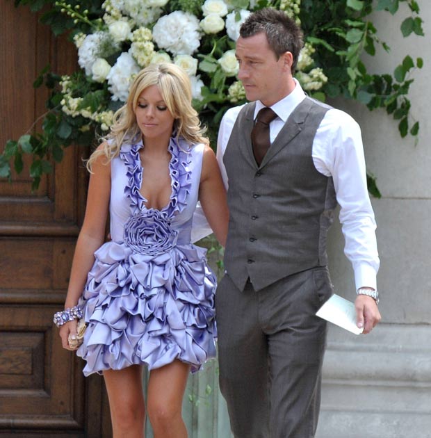 John Terry and his wife Toni Poole pictured together last summer