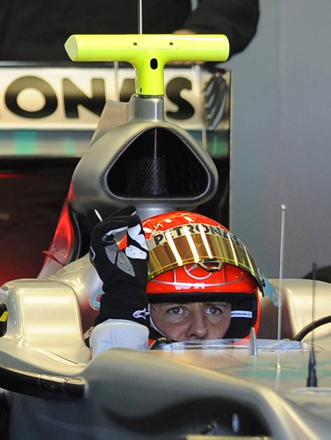 Michael Schumacher may win most of Mercedes' points