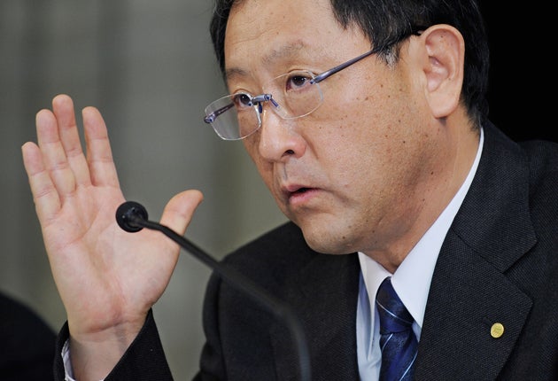 Toyota Chief Executive Akio Toyoda apologised for the incident and said he offered to meet the person