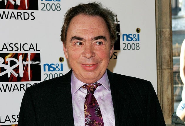 Andrew Lloyd Webber has not watched any of his TV shows or even seen himself on the small screen, the impresario said.