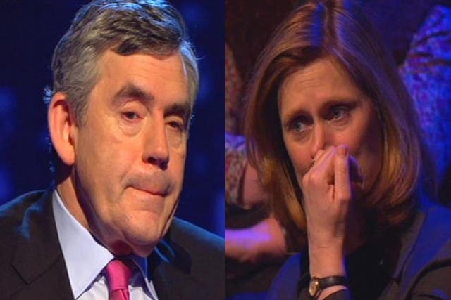 That Gordon Brown was utterly sincere in not-quite-crying about his daughter's death is not in question. Yet plainly he agreed in advance to answer Piers Morgan's question, and may well have been coached by his lachrymal pit canary Alastair Campbell.
