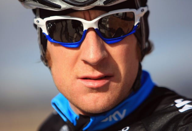 Wiggins was one of three Britons included in the Team Sky squad