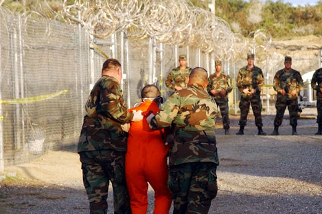 Guantanamo Bay, where Mr Aamer was imprisoned for almost 14 years