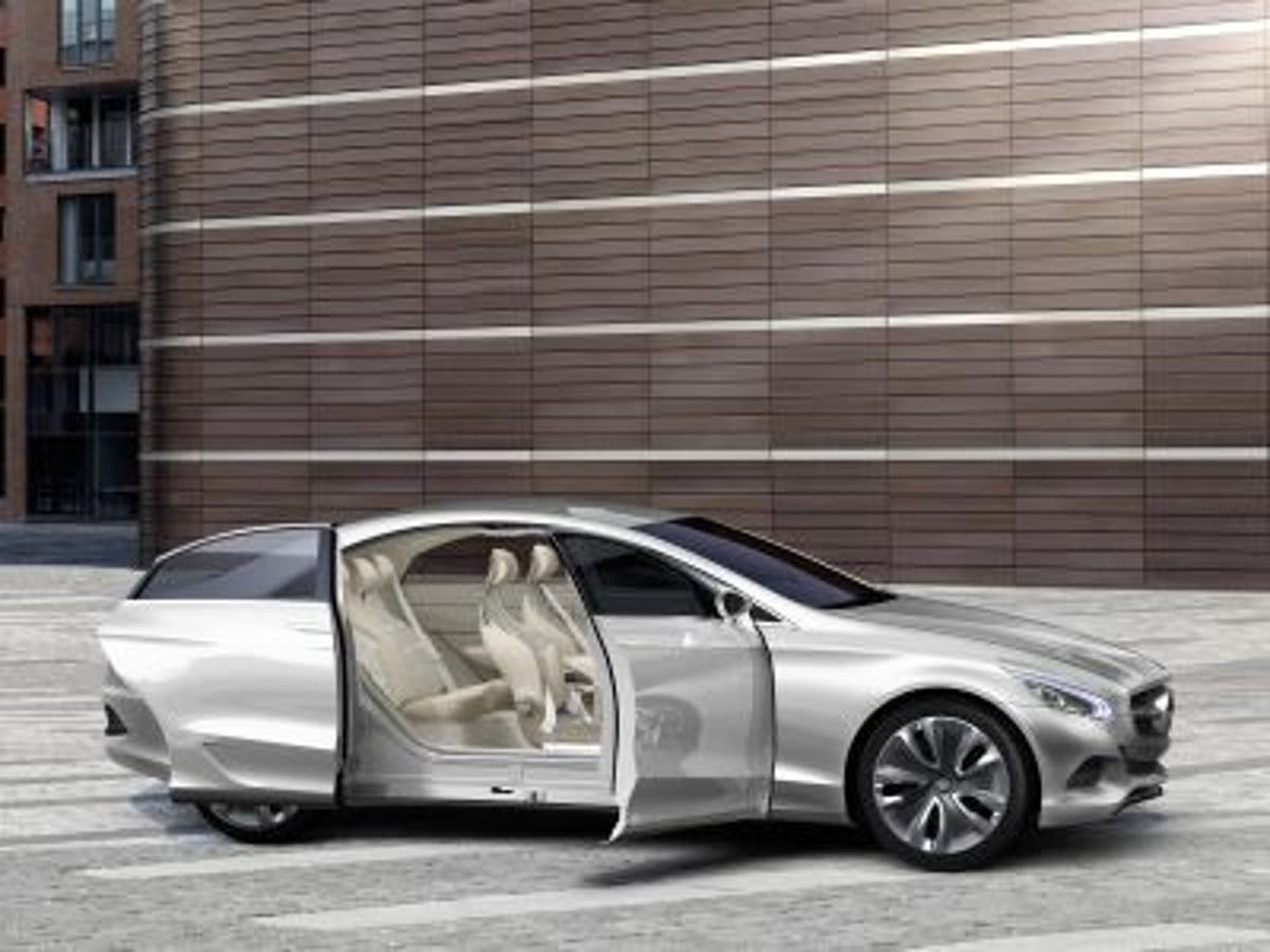 MercedesBenz unveils "sliding doors" concept The Independent The