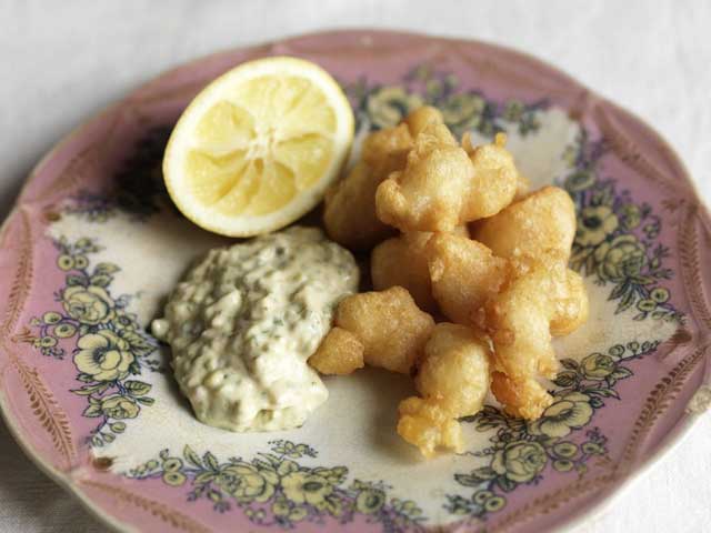 These battered prawns make a great bar snack, starter or main course