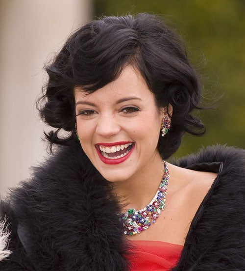 Lily Allen was one of the celebrities who recieved free tickets to sporting events
