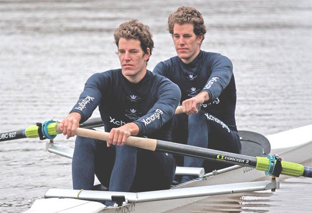 Is there anything the Winklevoss twins can t do The Independent